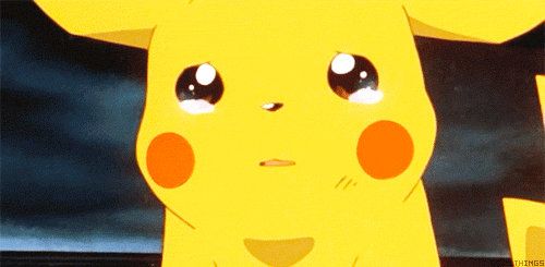 Pikachu crying