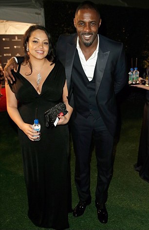 Naiyana Garth & Idris Elba attend the Golden Globes, they share a two year old son, Winston Elba
